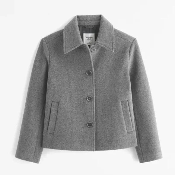 Abercrombie & Fitch | Jackets & Coats | Short Woolblend Coat